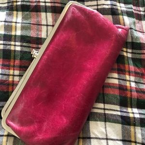 Pink Hobo Clutch